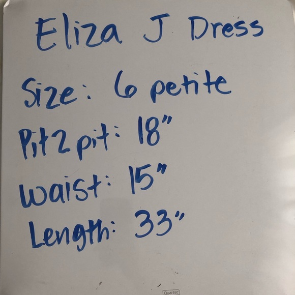 Eliza J black Empire waist Little black dress - Picture 8 of 8